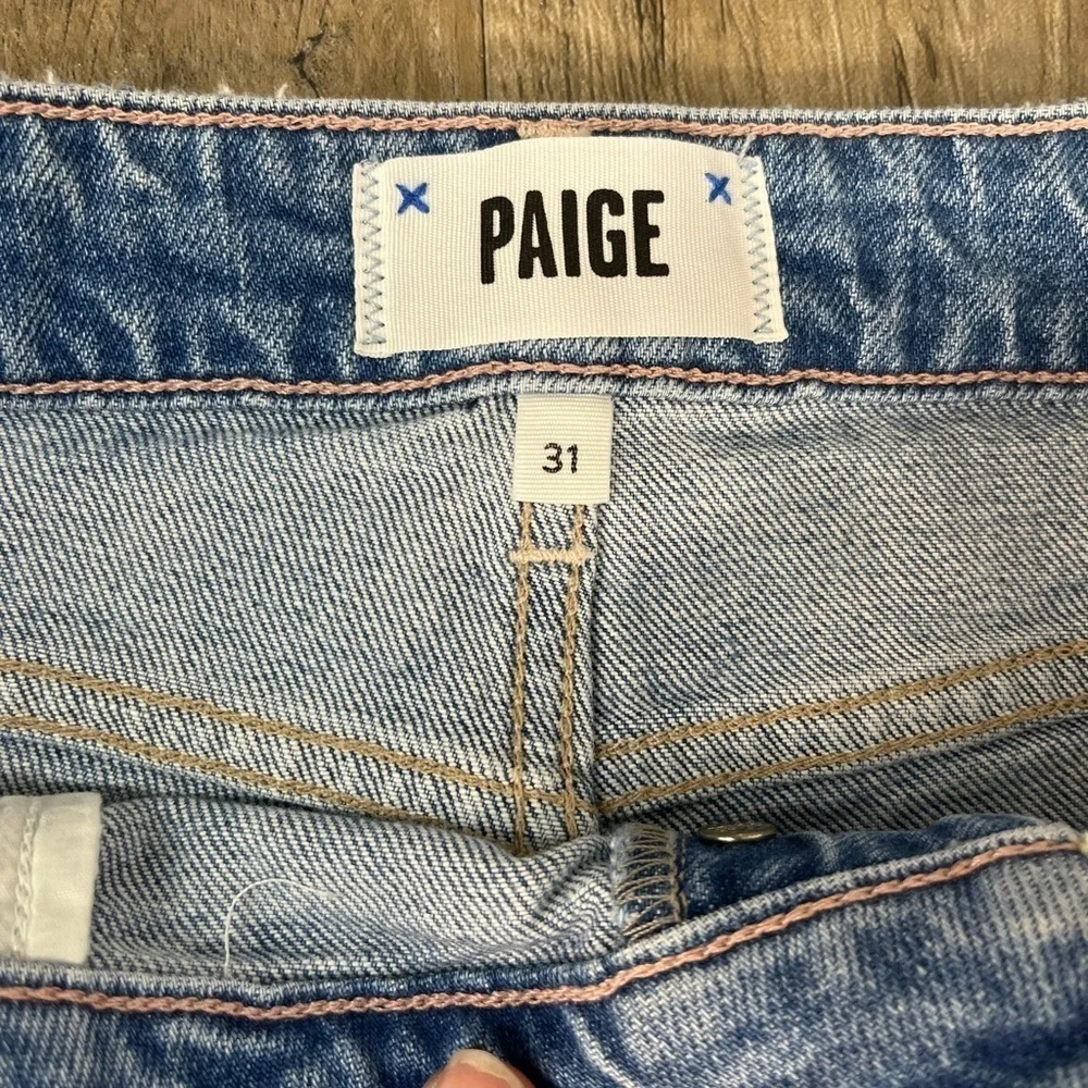 NWT PAIGE Robbie High Rise Slim Bermuda Short